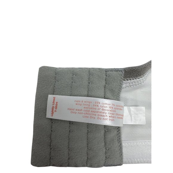 Cacique Striped Full CoverageLightly Lined T-Shirt Underwire Bra Size 42DDD - Picture 11 of 12